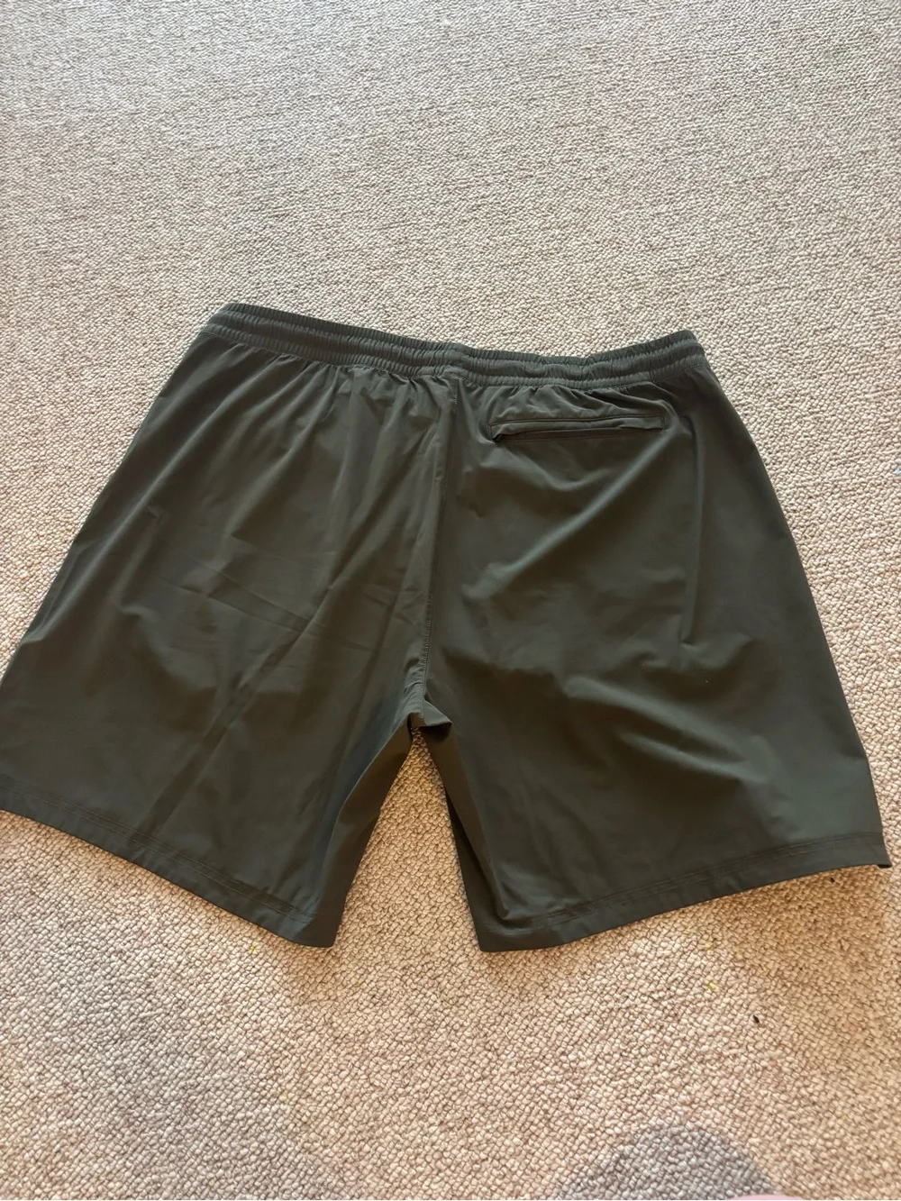 RHONE Men's Athletic Shorts Olive Green
